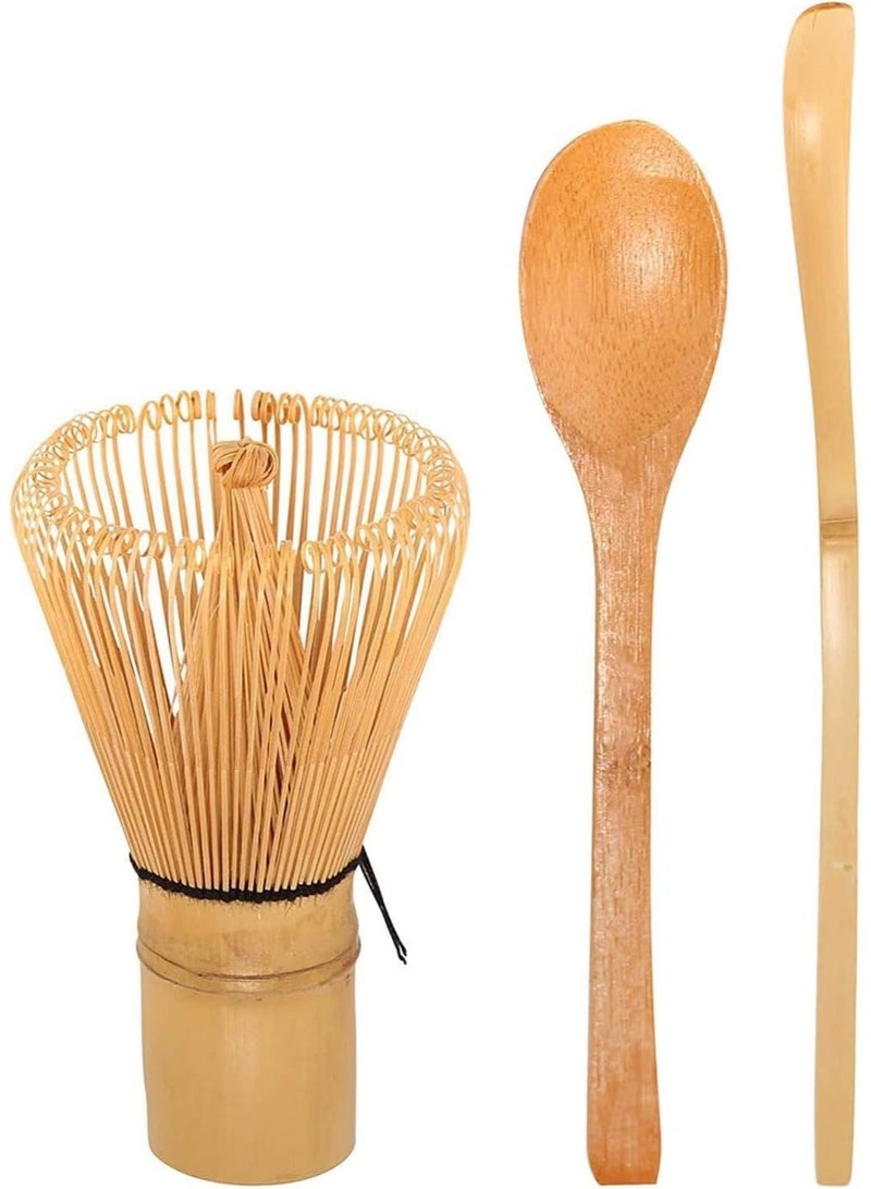 Matcha Tea Set with Whisk and Mixing Tools, Traditional Matcha Whisking Accessories for Smooth Tea Preparation, Ideal for Daily Home Use - Image 1